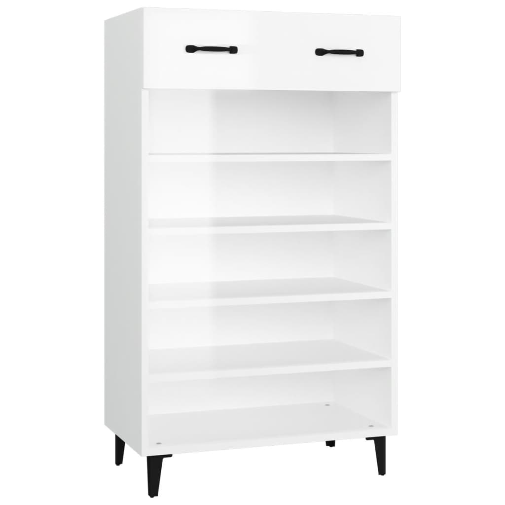 8720287083016_a_en_hd_1 vidaXL Shoe Cabinet High Gloss White 60x35x105 cm Engineered Wood - Image 2