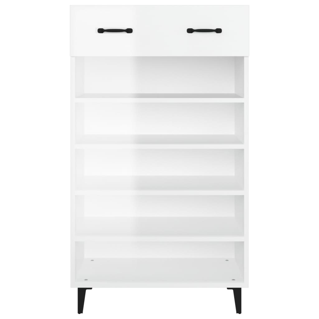 8720287083016_g_en_hd_4 vidaXL Shoe Cabinet High Gloss White 60x35x105 cm Engineered Wood - Image 7