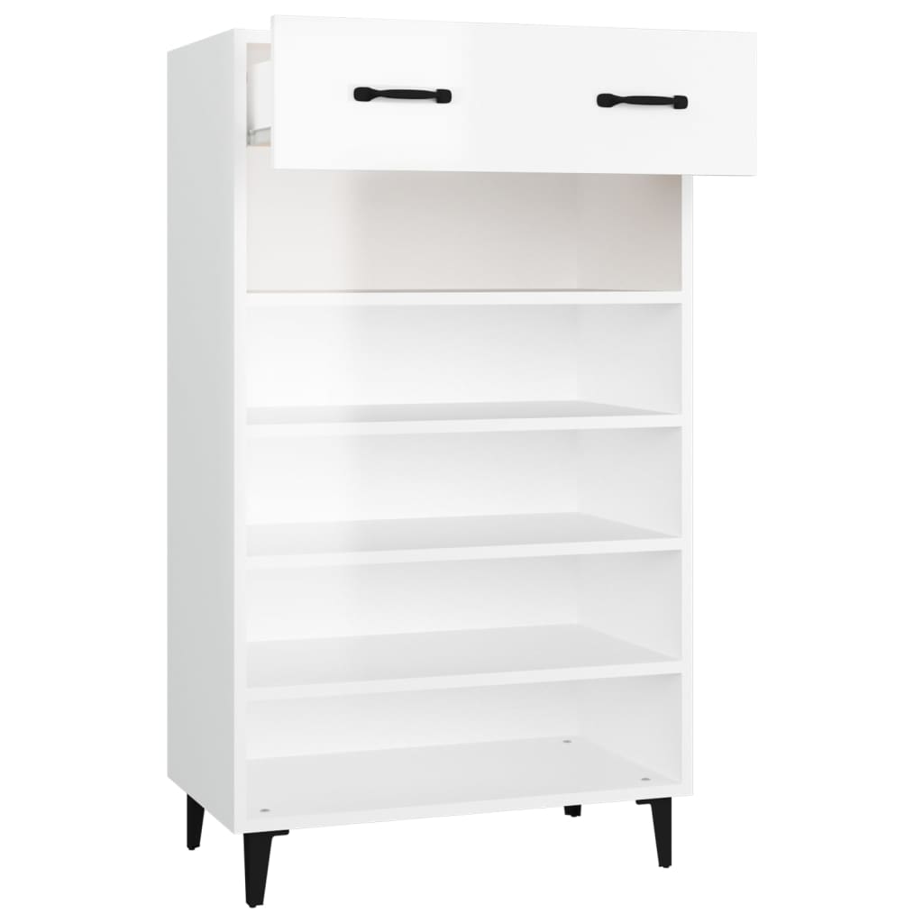 8720287083016_g_en_hd_5 vidaXL Shoe Cabinet High Gloss White 60x35x105 cm Engineered Wood - Image 8