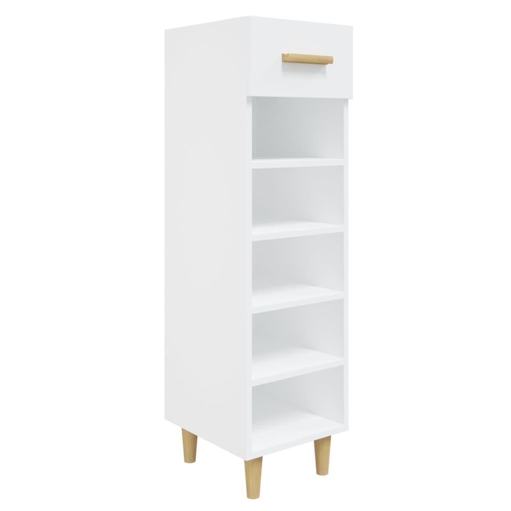 8720287083061_a_en_hd_1 vidaXL Shoe Cabinet High Gloss White 30x35x105 cm Engineered Wood - Image 2