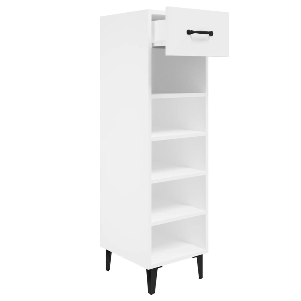 8720287083078_g_en_hd_1 vidaXL Shoe Cabinet White 30x35x105 cm Engineered Wood - Image 4