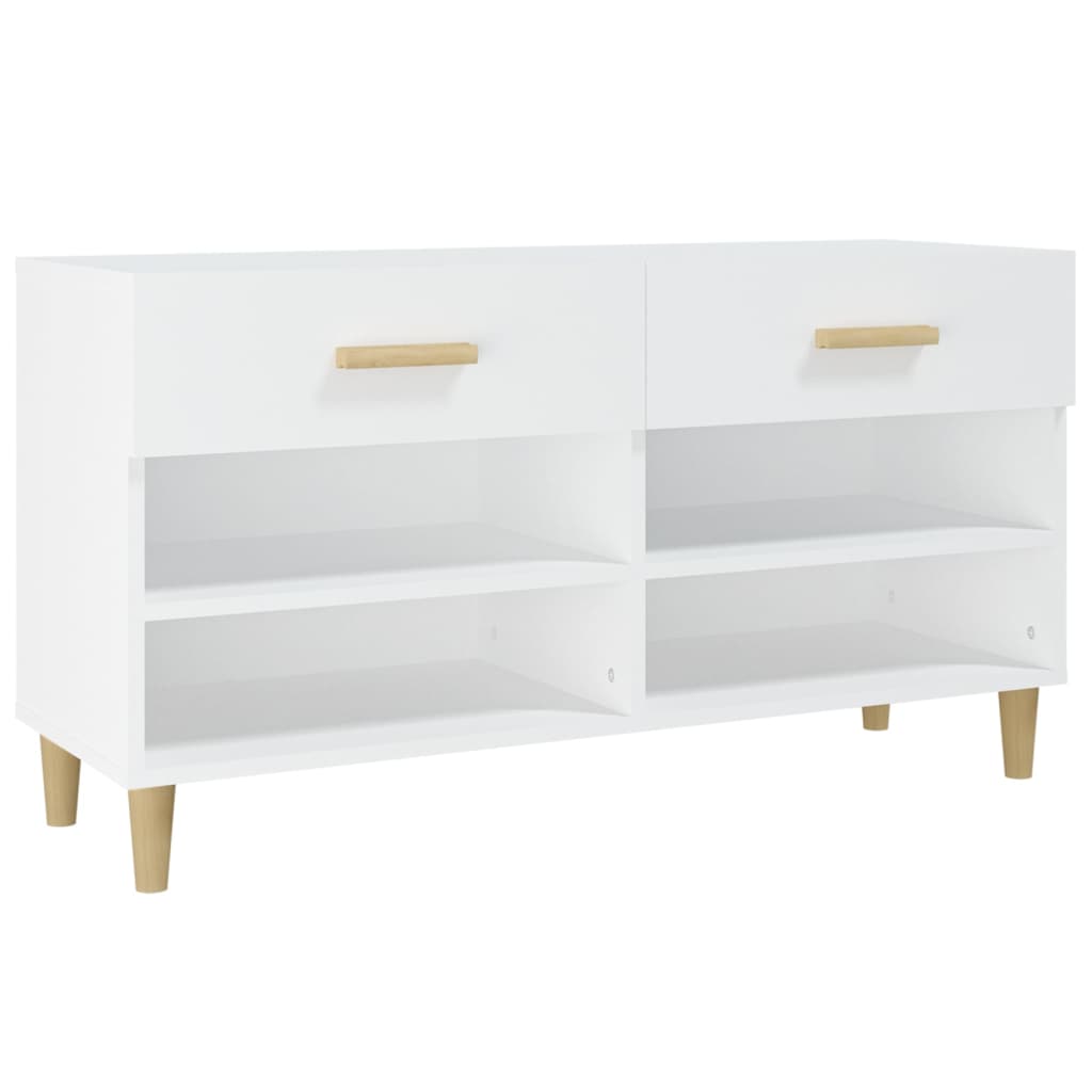 8720287083122_a_en_hd_1 vidaXL Shoe Cabinet White 102x35x55 cm Engineered Wood - Image 2