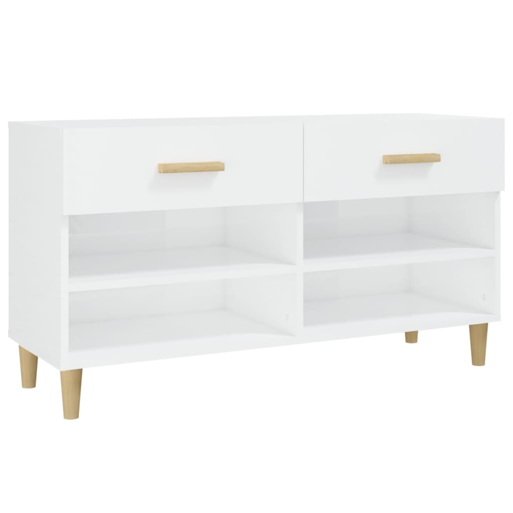 8720287083160_a_en_hd_1 vidaXL Shoe Cabinet High Gloss White 102x35x55 cm Engineered Wood - Image 2