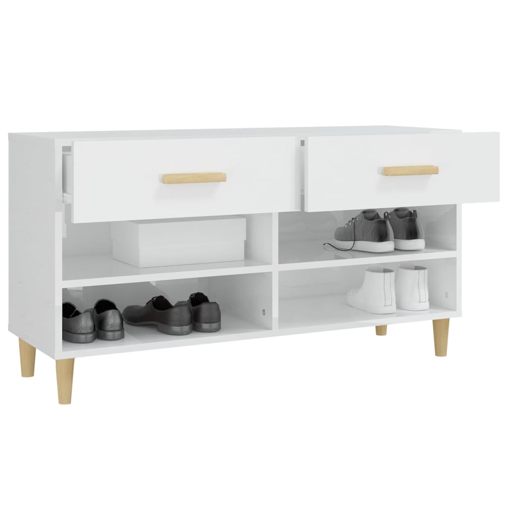 8720287083160_g_en_hd_3 vidaXL Shoe Cabinet High Gloss White 102x35x55 cm Engineered Wood - Image 5