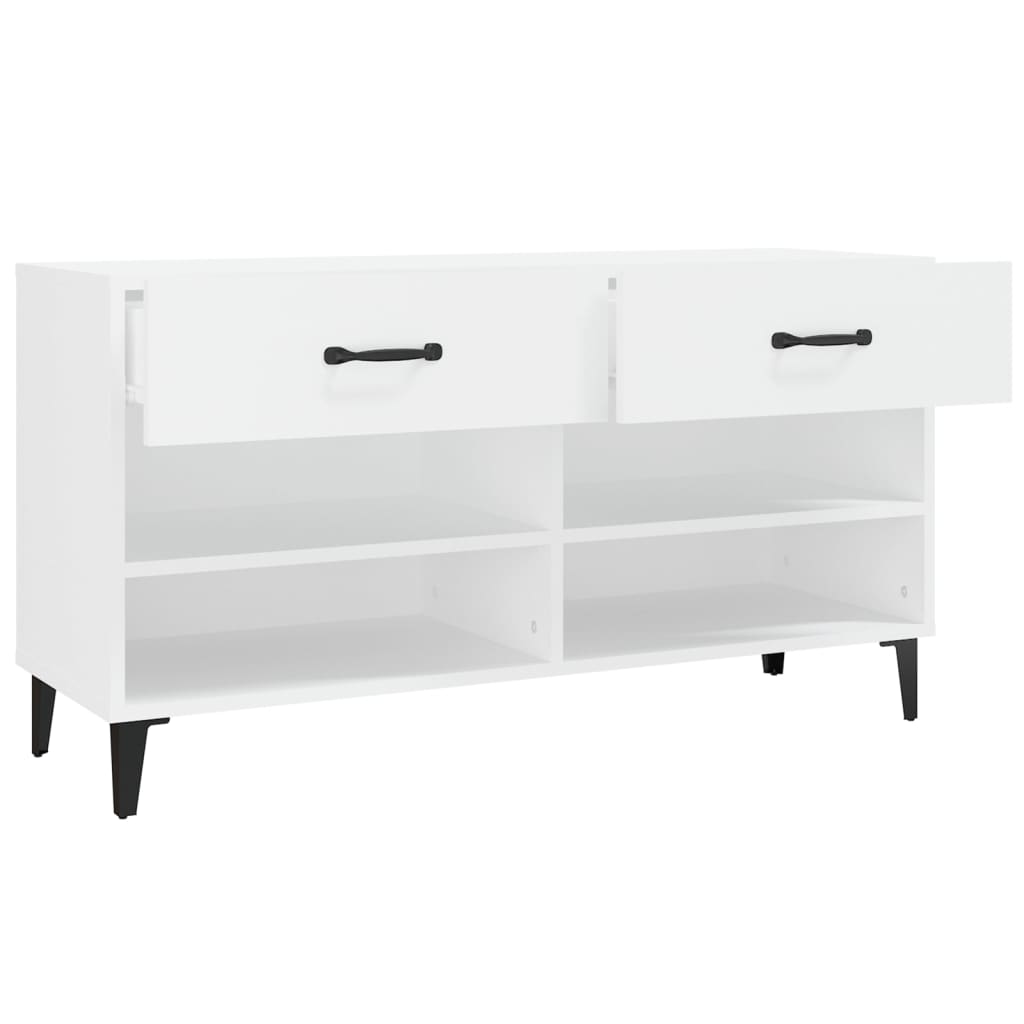 8720287083177_g_en_hd_5 vidaXL Shoe Cabinet White 102x35x55 cm Engineered Wood - Image 7