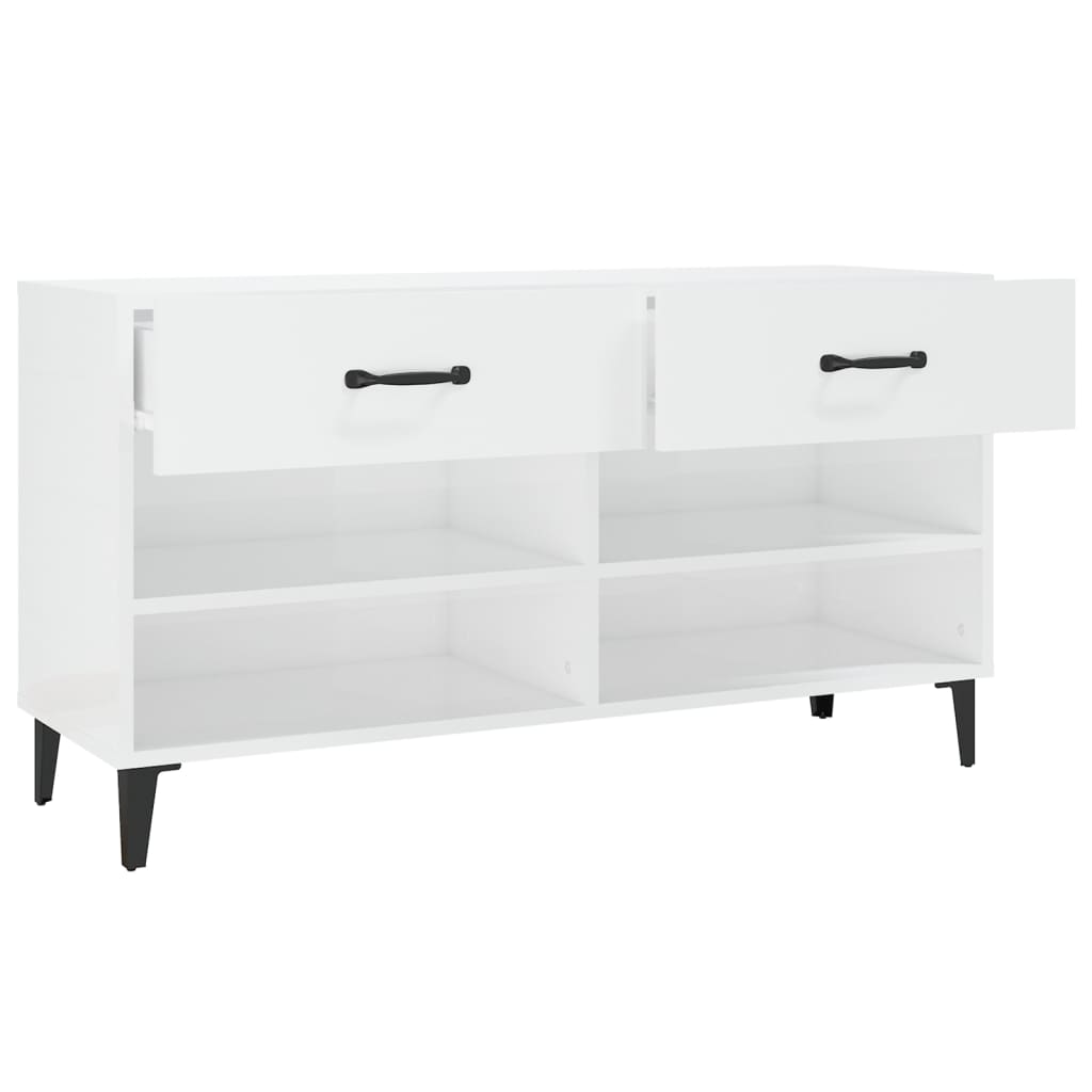 8720287083214_g_en_hd_6 vidaXL Shoe Cabinet High Gloss White 102x35x55 cm Engineered Wood - Image 8