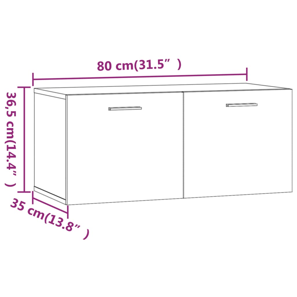 8720287083764_g_en_hd_7 vidaXL Wall Cabinet High Gloss White 80x35x36.5 cm Engineered Wood - Image 9