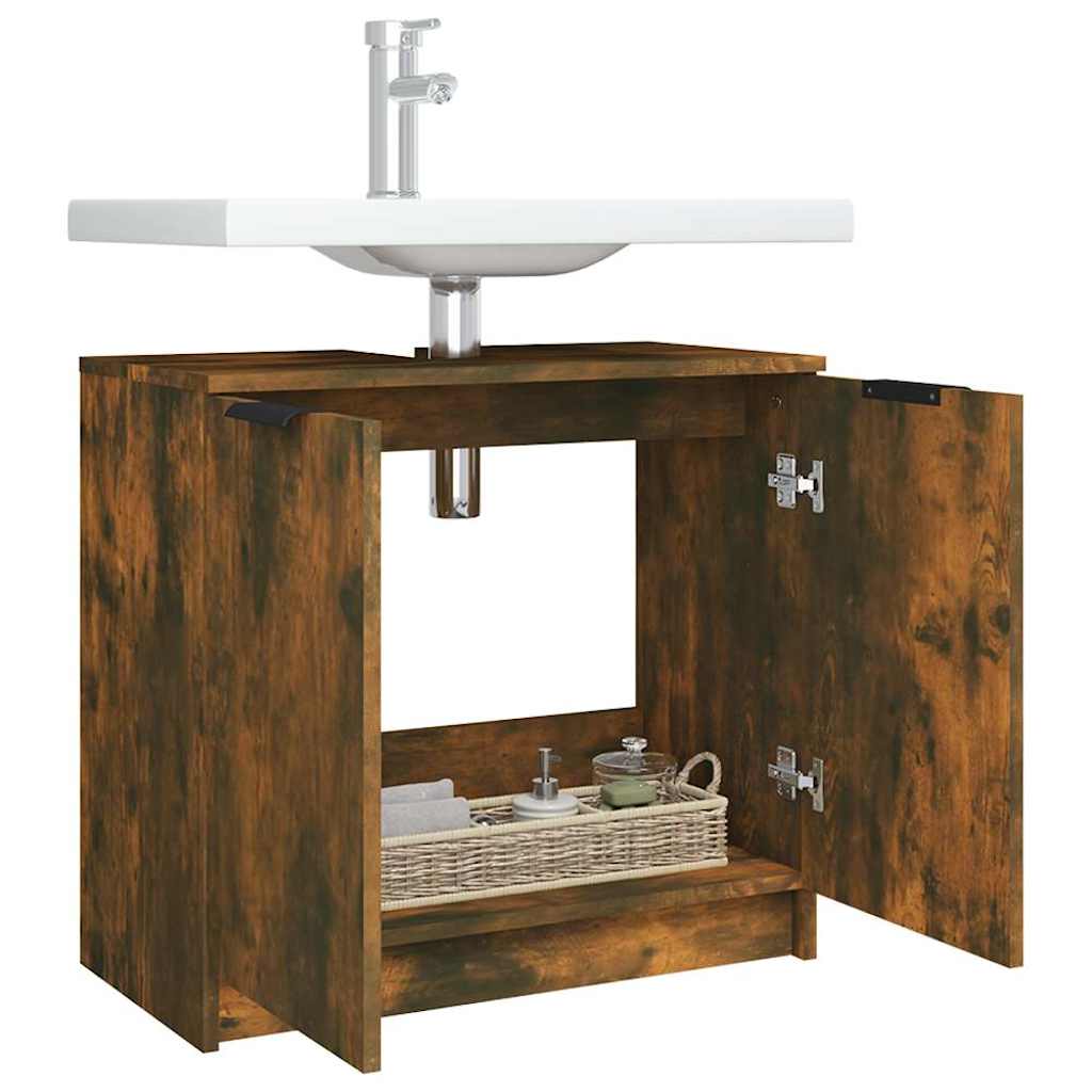 8720287084310_g_en_hd_4 vidaXL Bathroom Cabinet Smoked Oak 64.5x33.5x59 cm Engineered Wood - Image 6