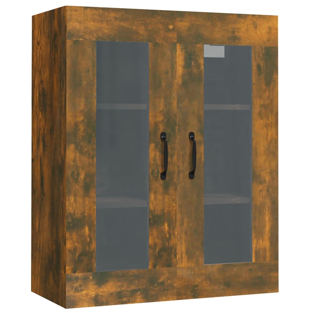 8720287085157_a_en_hd_1 vidaXL Hanging Wall Cabinet Smoked Oak 69.5x34x90 cm - Image 2