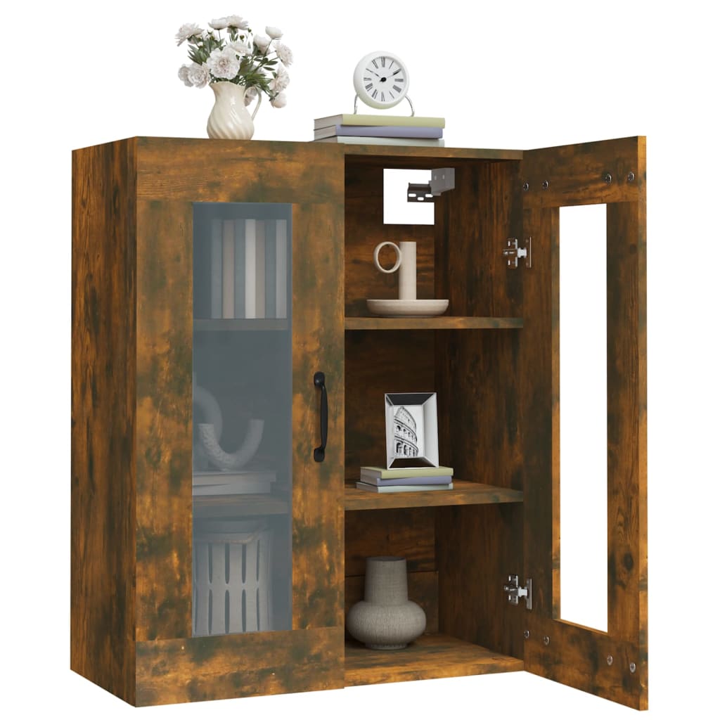 8720287085157_g_en_hd_5 vidaXL Hanging Wall Cabinet Smoked Oak 69.5x34x90 cm - Image 7