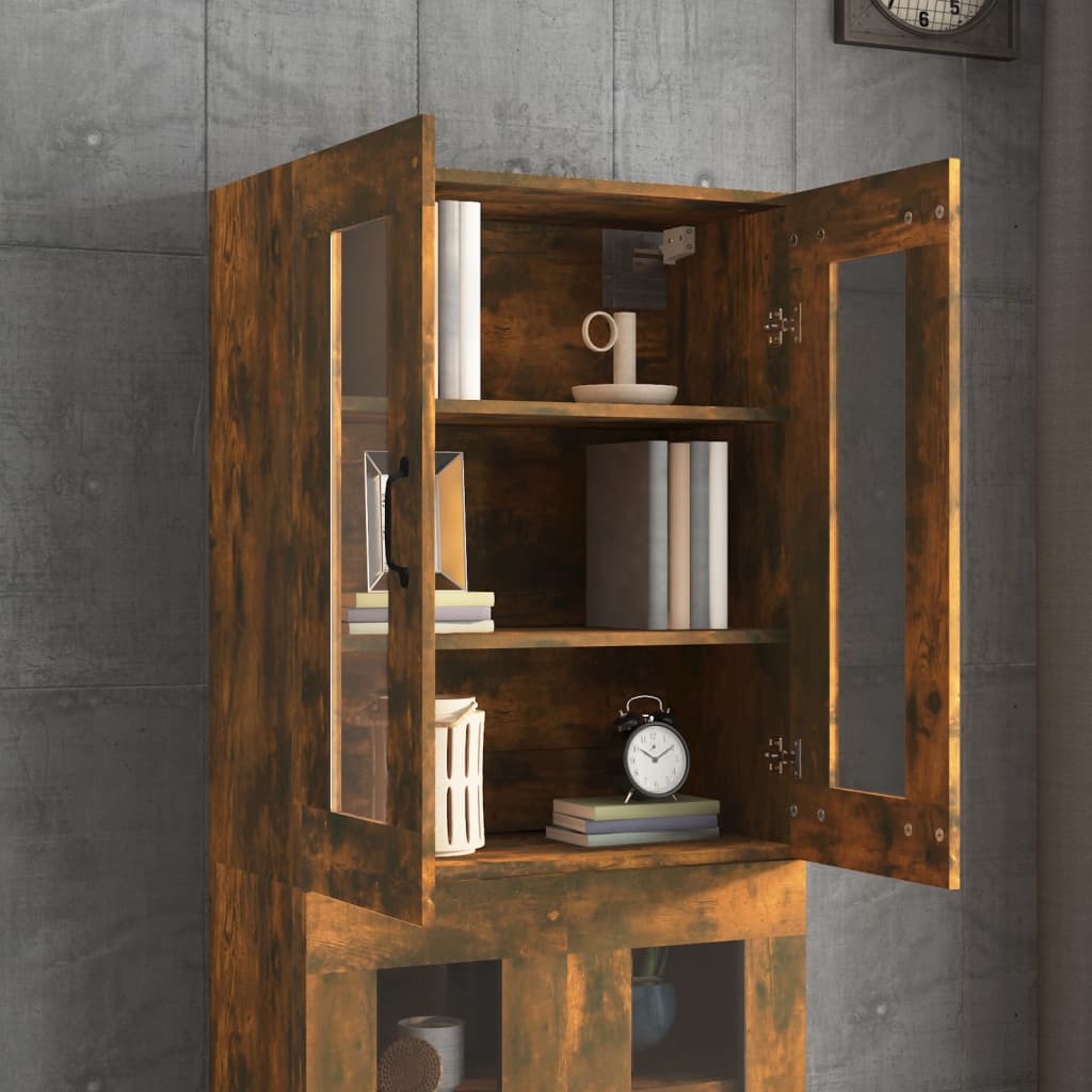 8720287085157_g_en_hd_7 vidaXL Hanging Wall Cabinet Smoked Oak 69.5x34x90 cm - Image 9