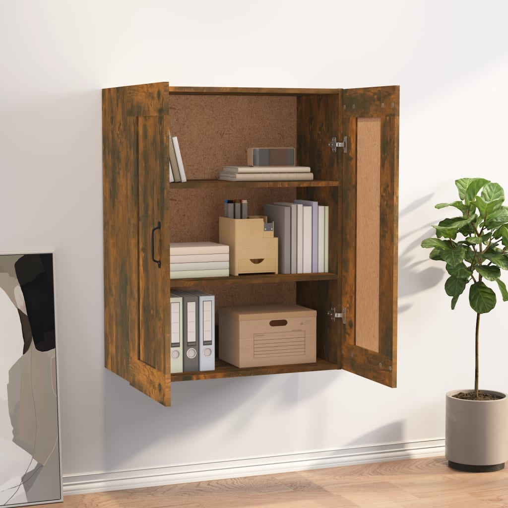 8720287085218_g_en_hd_1 vidaXL Hanging Wall Cabinet Smoked Oak 69.5x32.5x90 cm - Image 4