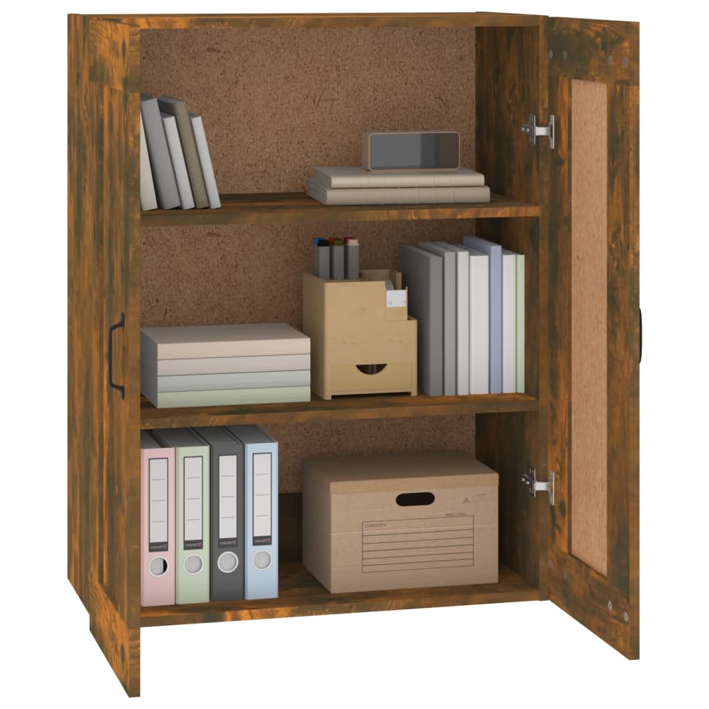 8720287085218_g_en_hd_2 vidaXL Hanging Wall Cabinet Smoked Oak 69.5x32.5x90 cm - Image 5