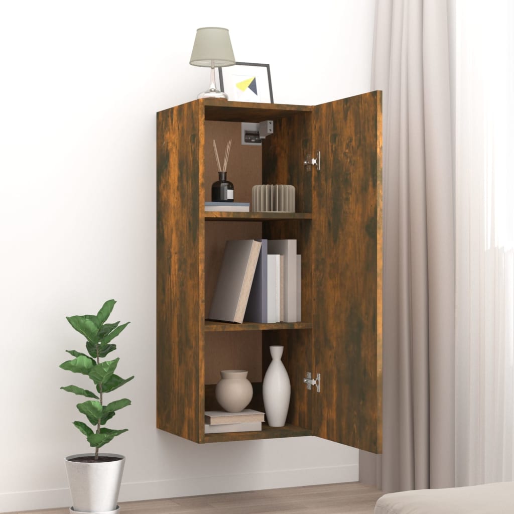 8720287085669_g_en_hd_1 vidaXL Hanging Wall Cabinet Smoked Oak 34.5x34x90 cm Engineered Wood - Image 4