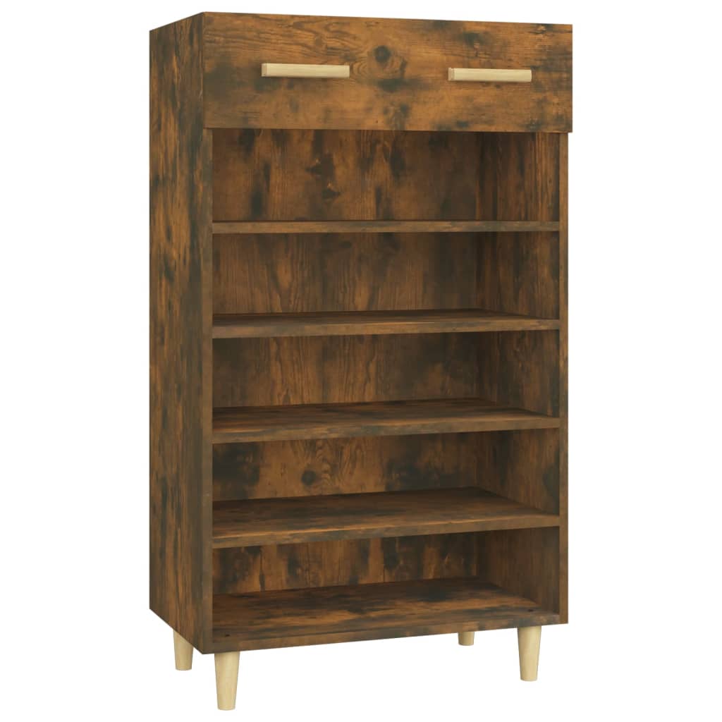 8720287086628_a_en_hd_1 vidaXL Shoe Cabinet Smoked Oak 60x35x105 cm Engineered Wood - Image 2