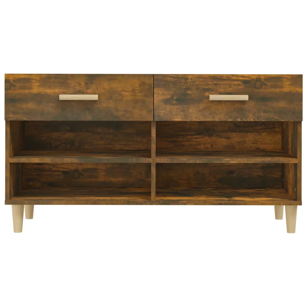8720287086741_g_en_hd_4 vidaXL Shoe Cabinet Smoked Oak 102x35x55 cm Engineered Wood - Image 6
