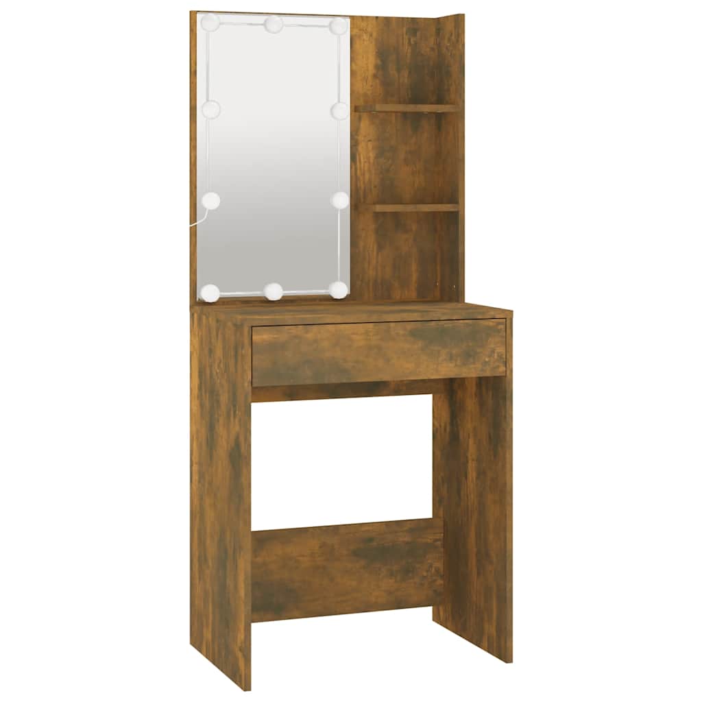 8720287087229_g_en_hd_1 vidaXL Dressing Table with LED Smoked Oak 60x40x140 cm - Image 4