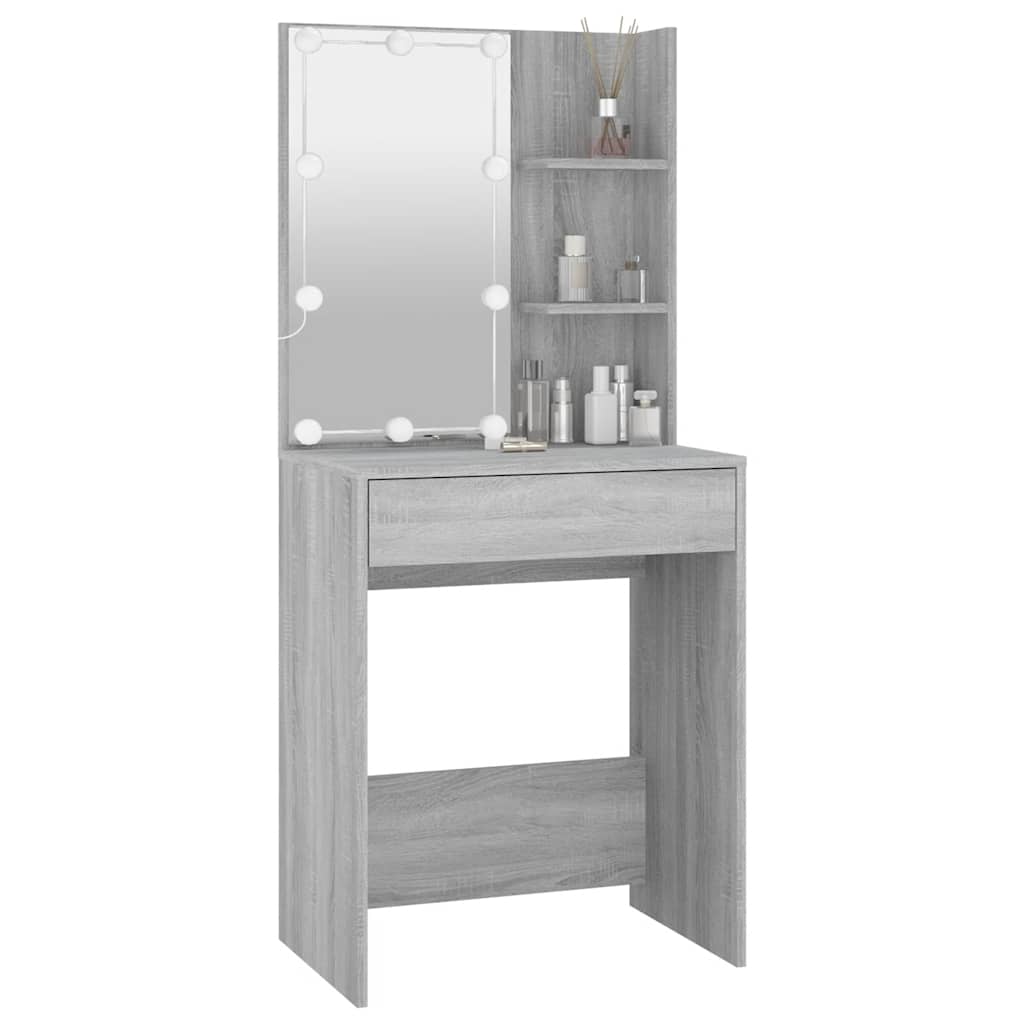 8720287087236_g_en_hd_10 vidaXL Dressing Table with LED Grey Sonoma 60x40x140 cm - Image 13