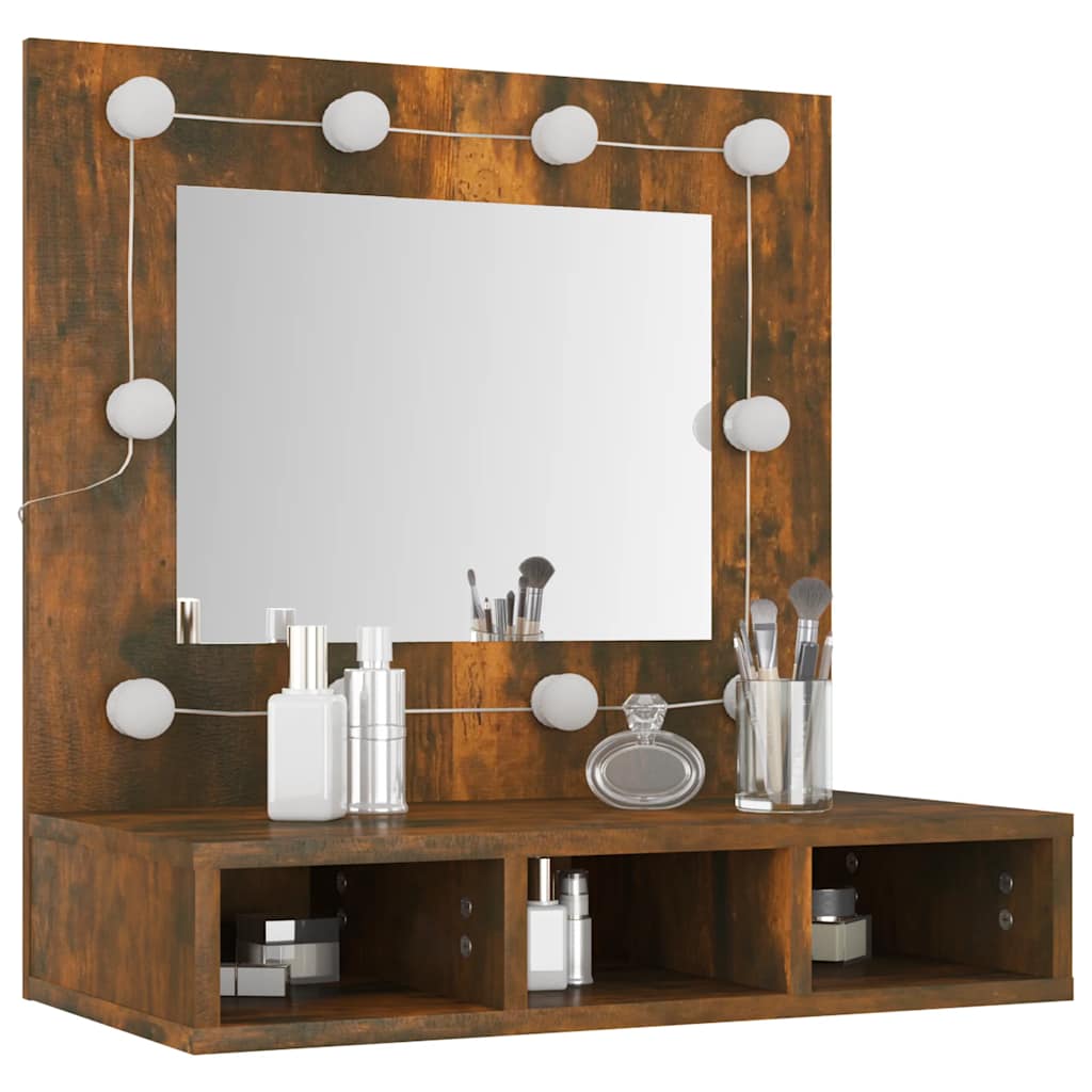 8720287087342_g_en_hd_10 vidaXL Mirror Cabinet with LED Smoked Oak 60x31.5x62 cm - Image 12