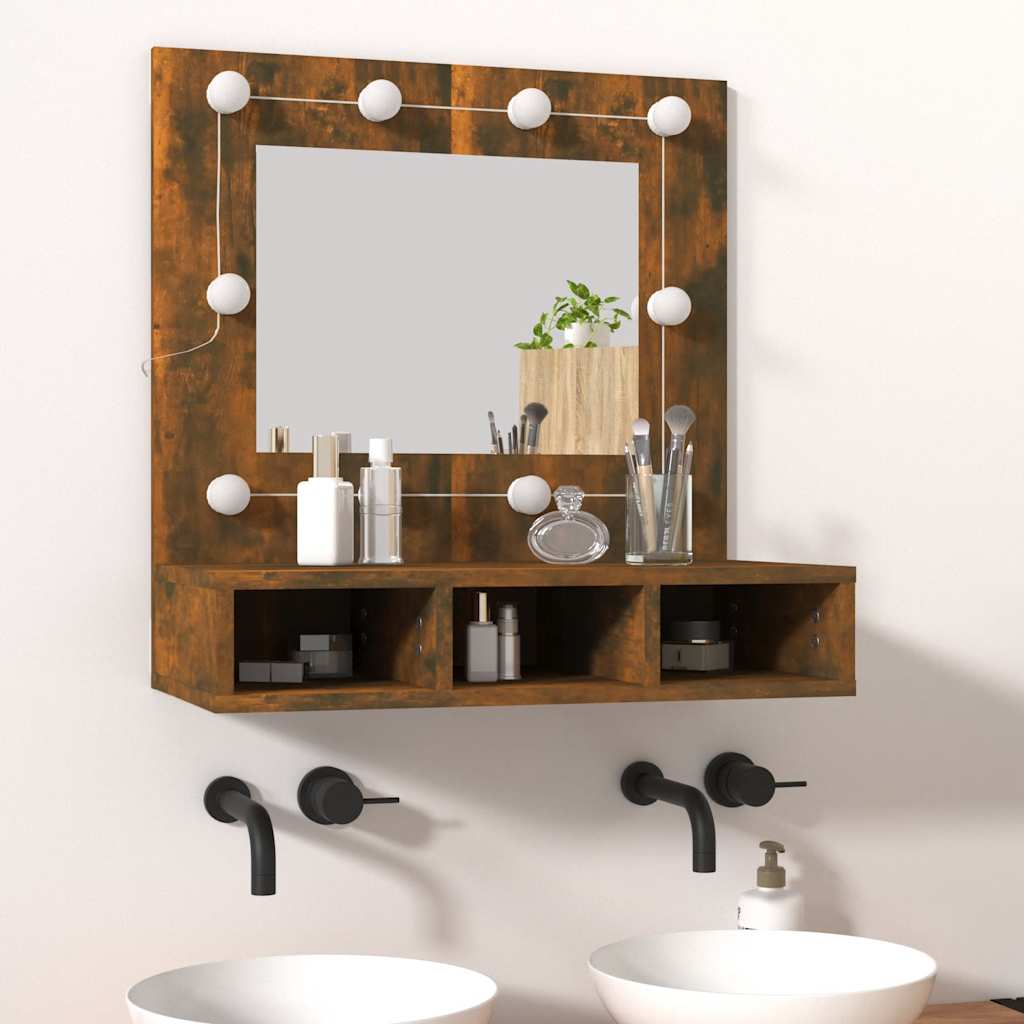 8720287087342_g_en_hd_11 vidaXL Mirror Cabinet with LED Smoked Oak 60x31.5x62 cm - Image 13