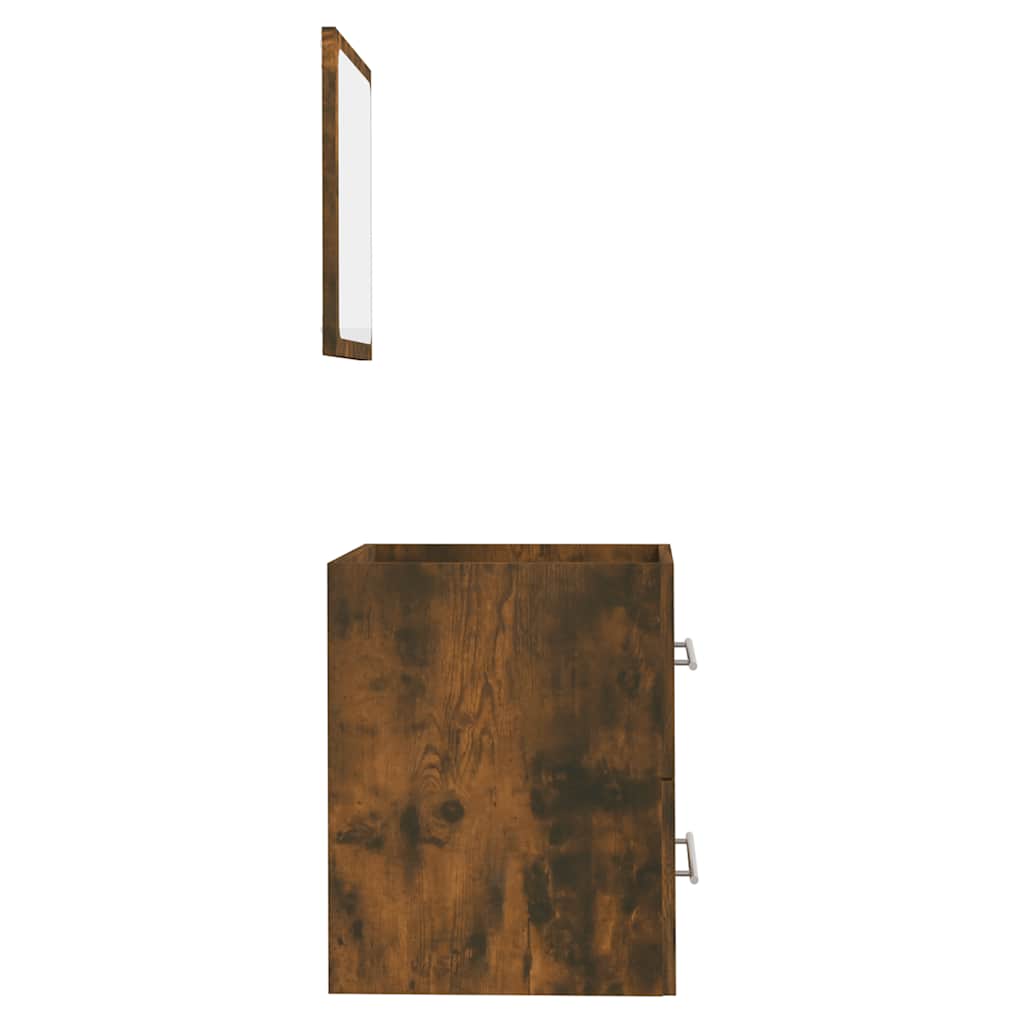 8720287087496_g_en_hd_5 vidaXL Bathroom Cabinet with Mirror Smoked Oak 41x38.5x48 cm - Image 7
