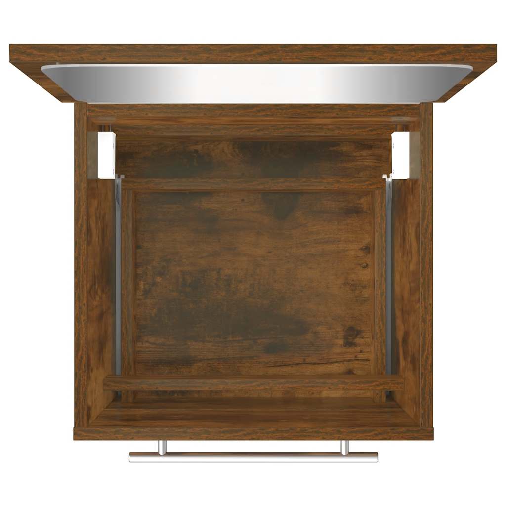 8720287087496_g_en_hd_6 vidaXL Bathroom Cabinet with Mirror Smoked Oak 41x38.5x48 cm - Image 8