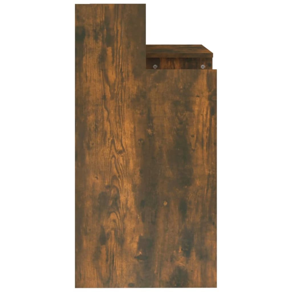 8720287087557_g_en_hd_7 vidaXL Desk with LED Lights Smoked Oak 97x45x90 cm Engineered Wood - Image 10