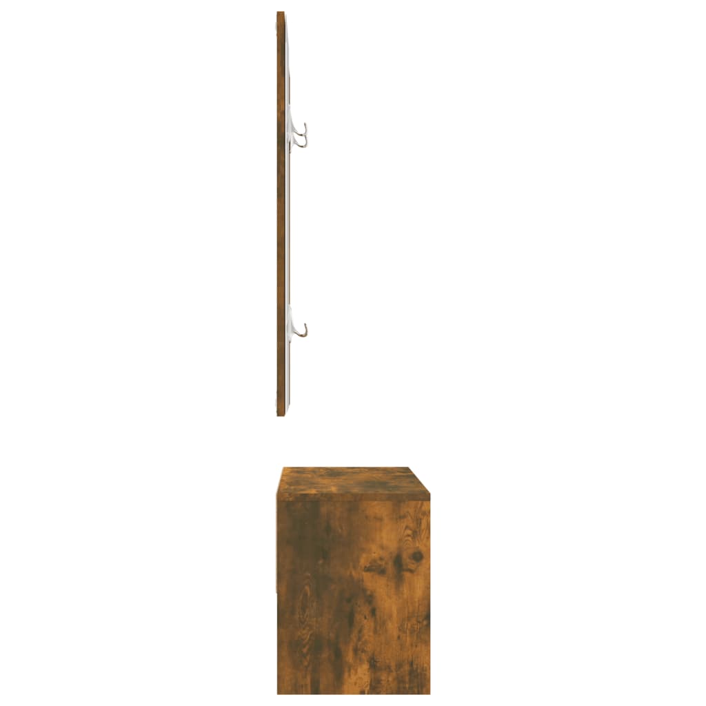 8720287087588_g_en_hd_5 vidaXL Hallway Furniture Set Smoked Oak Engineered Wood - Image 7