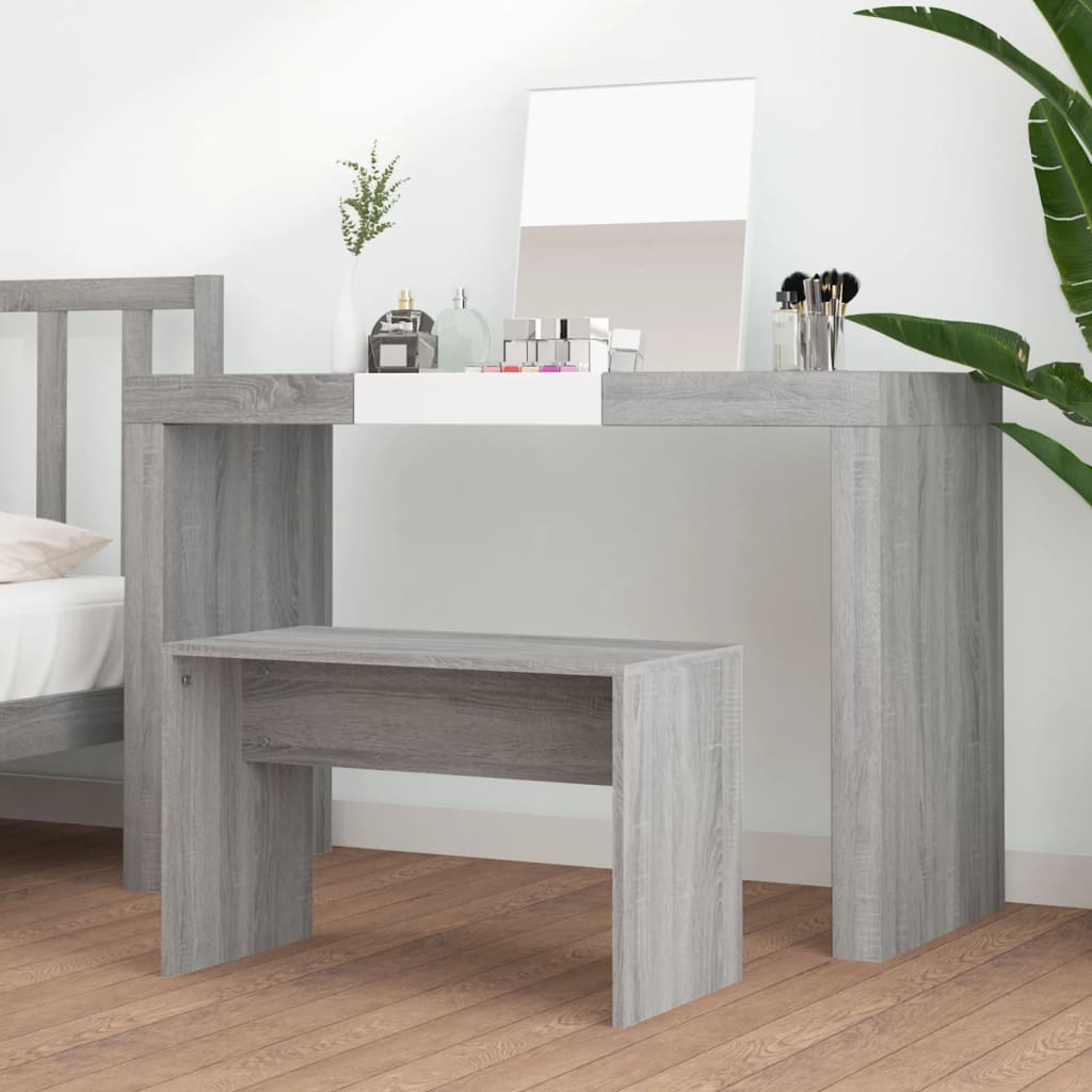 8720287088042_g_en_hd_1 vidaXL Dressing Stool Grey Sonoma 70x35x45 cm Engineered Wood - Image 3