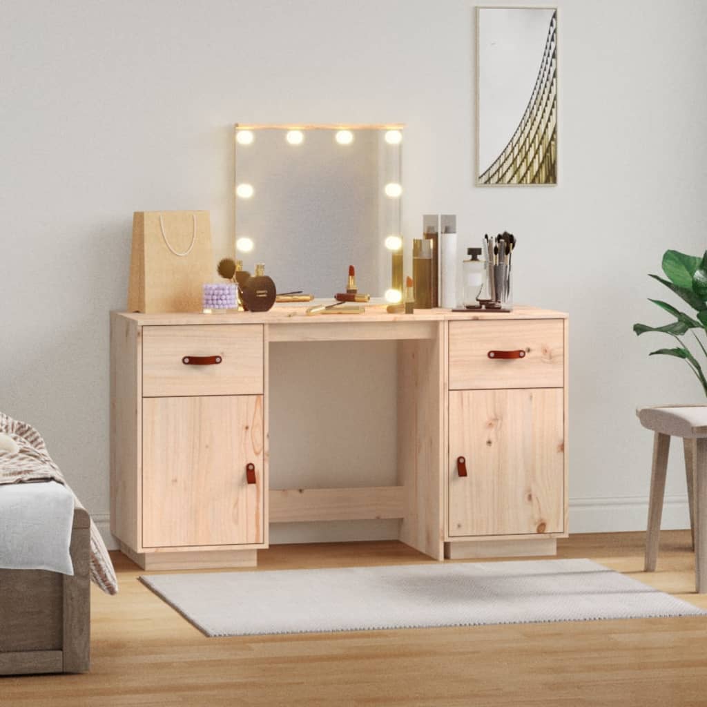 8720287088875_g_en_hd_1 vidaXL Dressing Table Set with LED Solid Wood Pine - Image 4