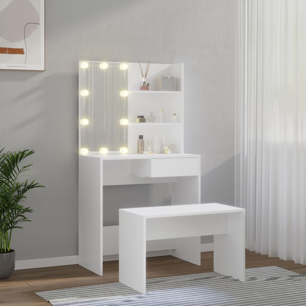 8720287100492_g_en_hd_8 vidaXL Dressing Table Set with LED White Engineered Wood - Image 11