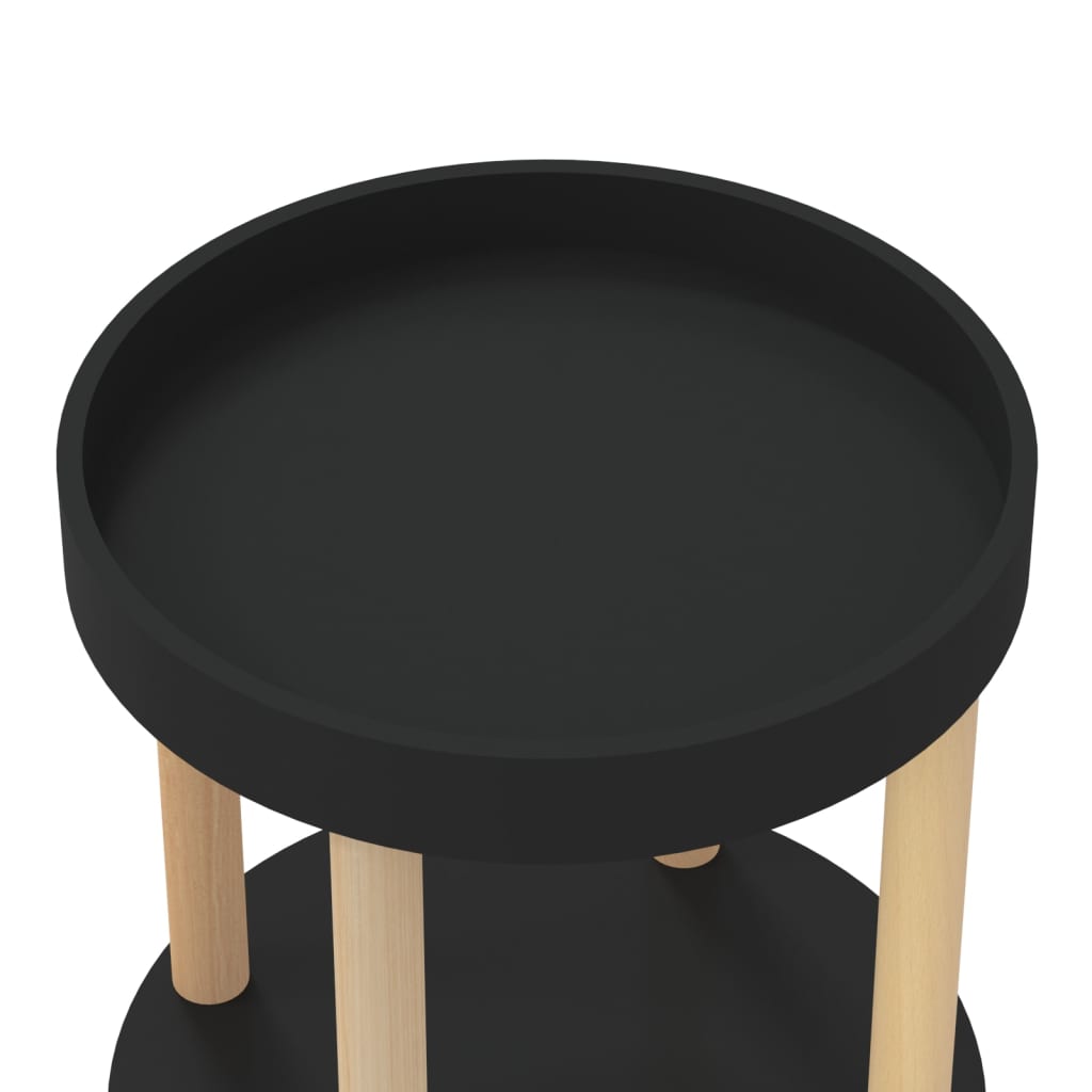 8720287102243_g_en_hd_3 vidaXL 3-tier Trolley Black 38x38x82cm Engineered Wood&Solid Wood Pine - Image 5