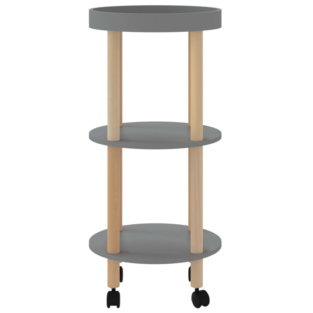 8720287102250_g_en_hd_2 vidaXL 3-tier Trolley Grey 38x38x82cm Engineered Wood&Solid Wood Pine - Image 4
