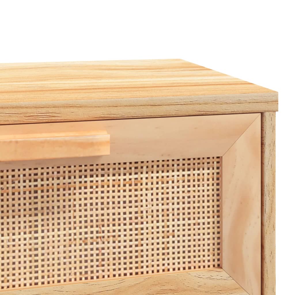 8720287102496_g_en_hd_4 vidaXL Console Table Brown 80x30x75 cm Solid Wood Pine&Natural Rattan - Image 7
