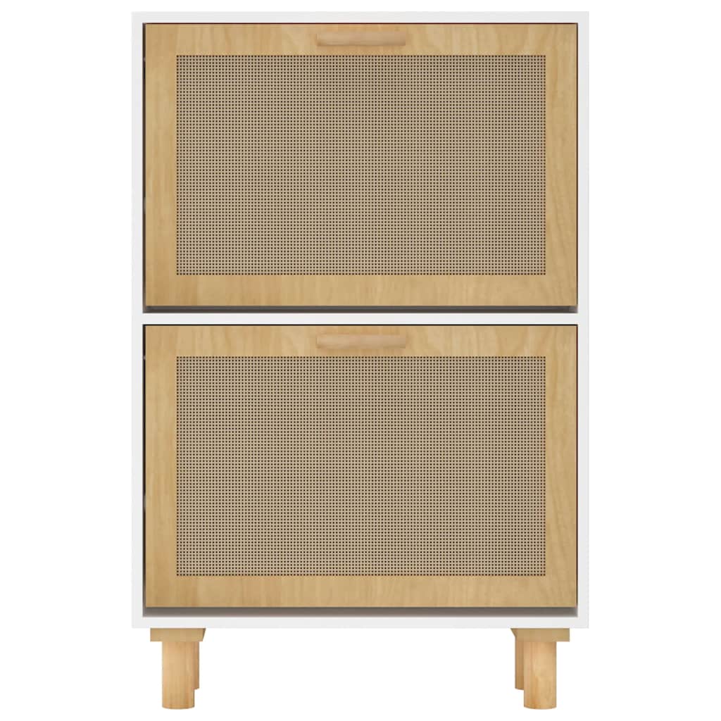 8720287102687_g_en_hd_3 vidaXL Shoe Cabinet White 52x25x80 cm Engineered Wood and Natural Rattan - Image 6