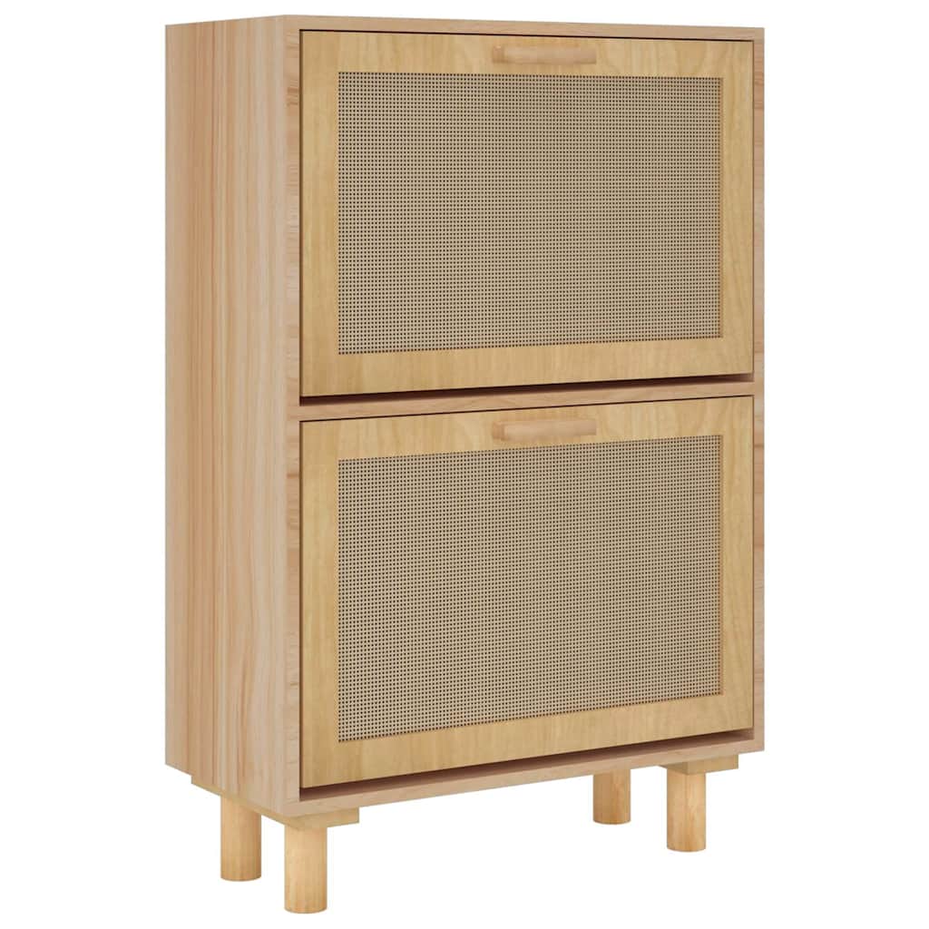 8720287102700_g_en_hd_2 vidaXL Shoe Cabinet Brown 52x25x80 cm Engineered Wood and Natural Rattan - Image 5