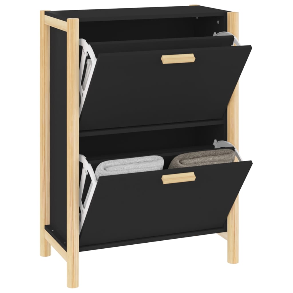 8720287103080_g_en_hd_3 vidaXL Shoe Cabinet Black 57.5x33x80 cm Engineered Wood - Image 6