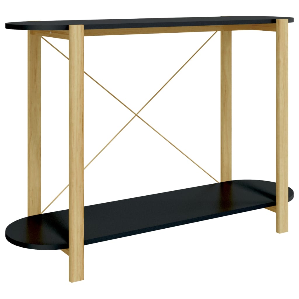 8720287103141_a_en_hd_1 vidaXL Console Table Black 110x38x75 cm Engineered Wood - Image 2