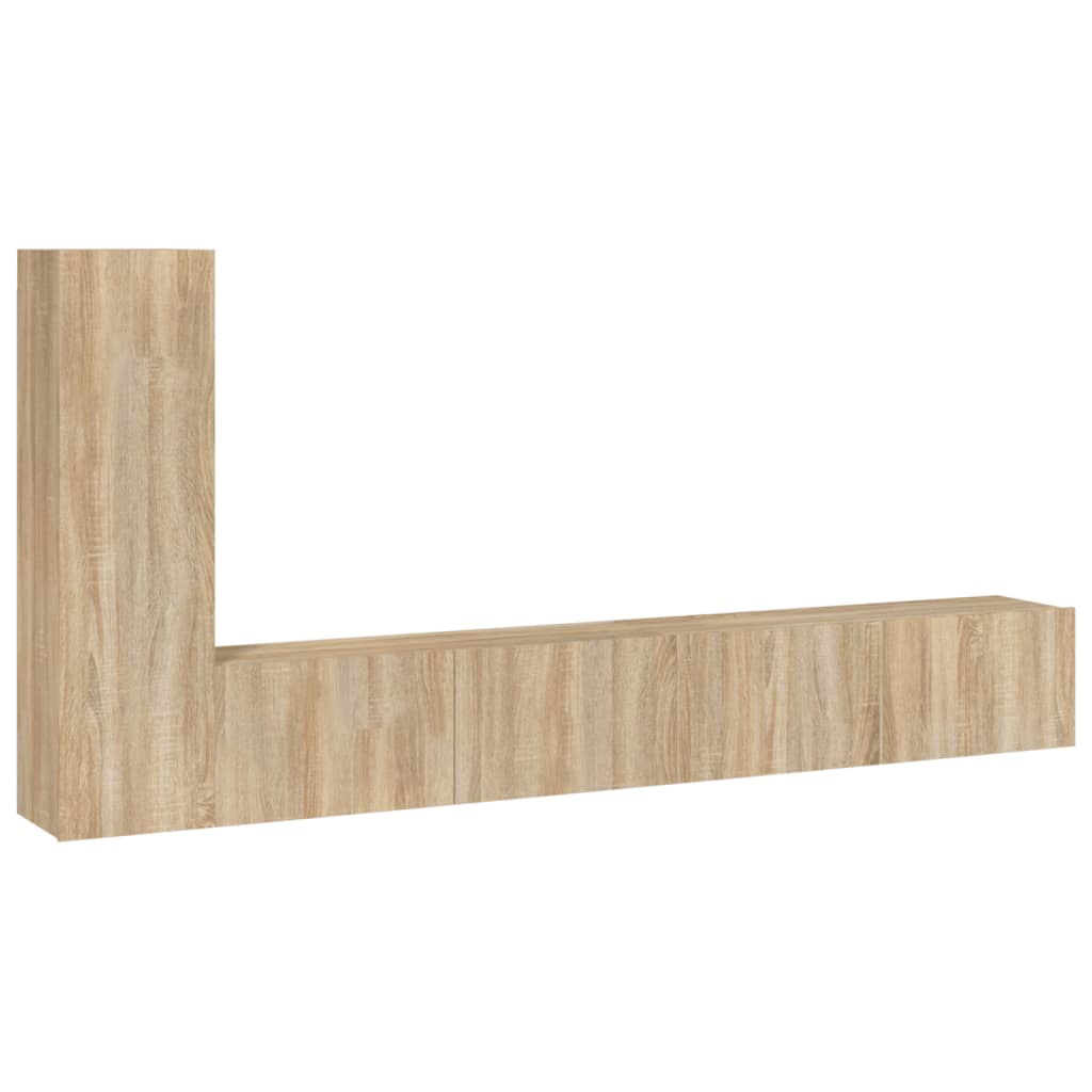 8720287104667_a_en_hd_1 vidaXL 3 Piece TV Cabinet Set Sonoma Oak Engineered Wood - Image 2