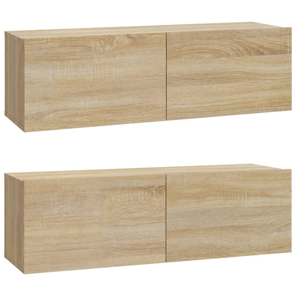 8720287104667_g_en_hd_3 vidaXL 3 Piece TV Cabinet Set Sonoma Oak Engineered Wood - Image 6