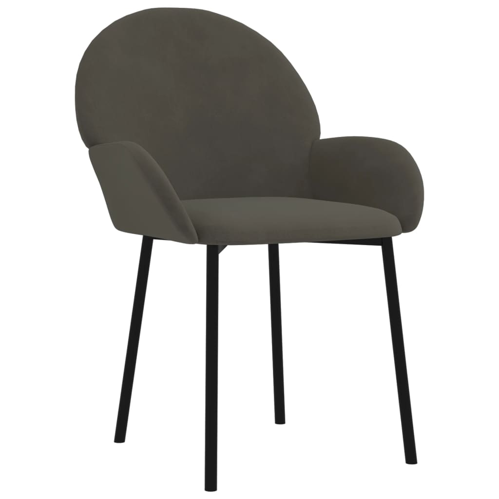 8720287108726_g_en_hd_1 vidaXL Dining Chairs 2 pcs Dark Grey Velvet - Image 3