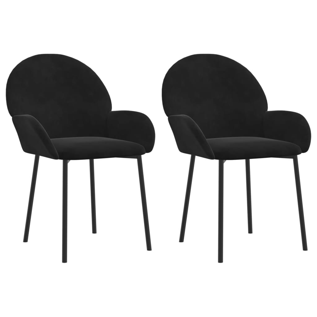 8720287108771_a_en_hd_1 vidaXL Dining Chairs 2 pcs Black Velvet - Image 2