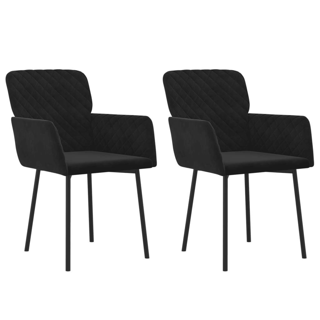 8720287108931_a_en_hd_1 vidaXL Dining Chairs 2 pcs Black Velvet - Image 2