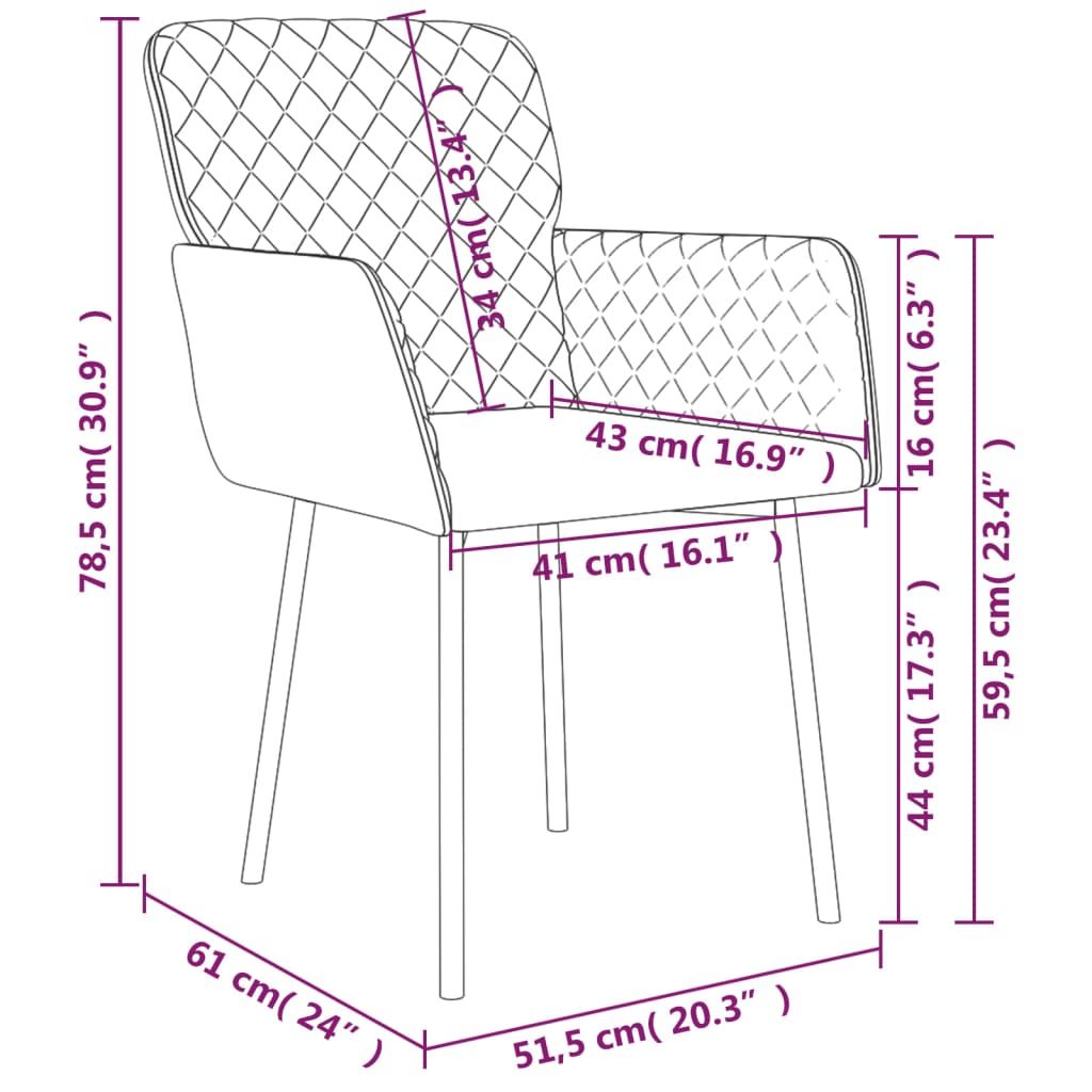 8720287108931_g_en_hd_7 vidaXL Dining Chairs 2 pcs Black Velvet - Image 9