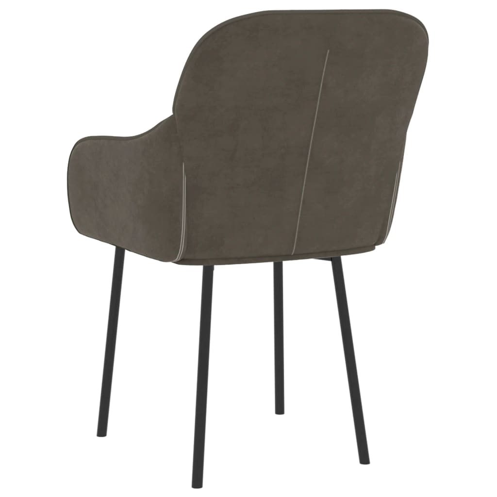 8720287109549_g_en_hd_4 vidaXL Dining Chairs 2 pcs Dark Grey Velvet - Image 6