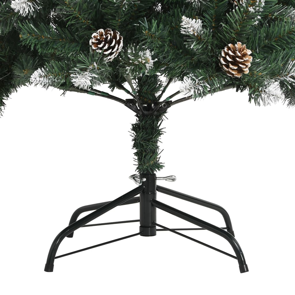 8720287110156_g_en_hd_6 vidaXL Artificial Christmas Tree with Stand Green 120 cm PVC - Image 7