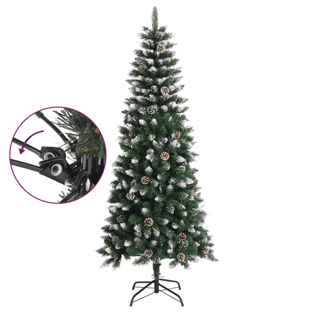 8720287110170_g_en_hd_2 vidaXL Artificial Christmas Tree with Stand Green 180 cm PVC - Image 3