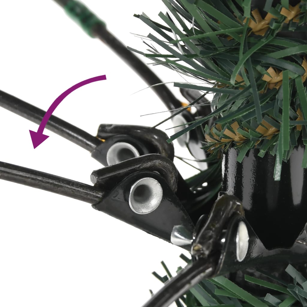 8720287110187_g_en_hd_3 vidaXL Artificial Christmas Tree with Stand Green 210 cm PVC - Image 4