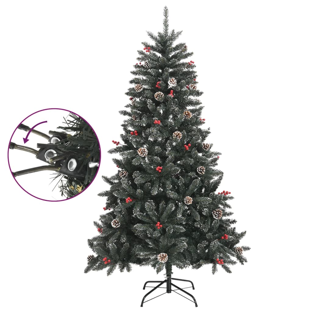 8720287110217_g_en_hd_2 vidaXL Artificial Christmas Tree with Stand Green 150 cm PVC - Image 3