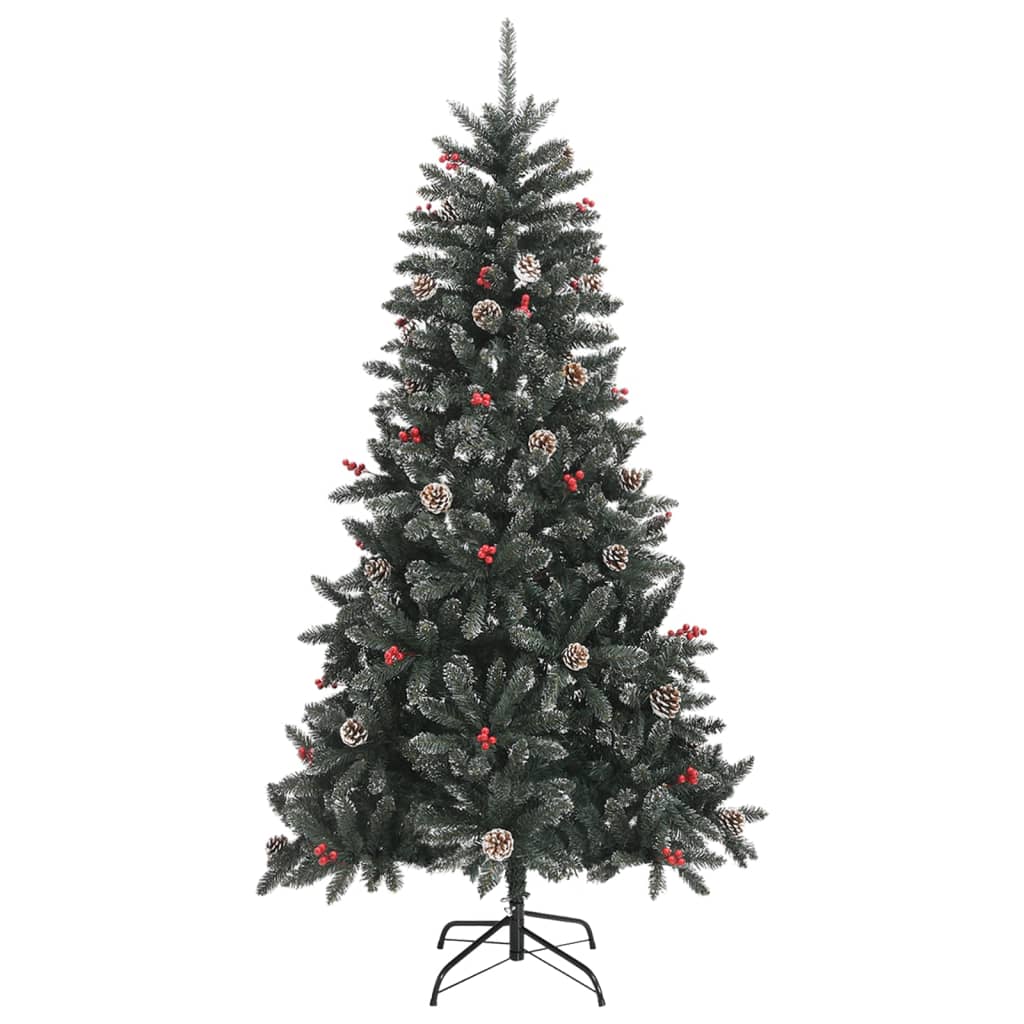 8720287110224_g_en_hd_1 vidaXL Artificial Christmas Tree with Stand Green 180 cm PVC - Image 2